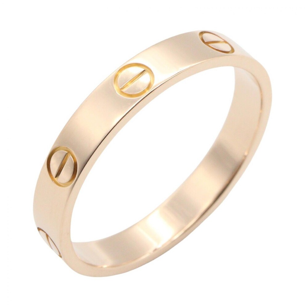 Cartier Mini Love Ring 18Kpg Pink Rose #295830C13B